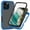 Darkblue, variant on Compatible with iPhone 16e Case, Dustproof Shockproof Case with Built-in Screen Protector, Bumper Frame Heavy Duty Full Body Protective Cover for iPhone 16e, Blue