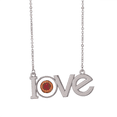 thumbnail image 1 of Chess Chinese Compete Cannon Text Love Necklace Pendant Charm Jewelry, 1 of 3