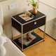 thumbnail image 2 of Mesita de noche Modular Vintage USM, gabinete de almacenamiento Bauhaus de acero inoxidable para dormitorio/espacio pequeño, 2 of 4