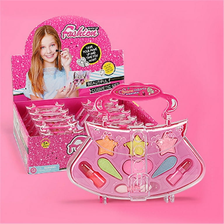 3D Makeup Set Girl Toys for Girls Ages 8-12 Girls Toys Age 4-5 Gift for 5 Year Old Girl Little Girl Toys Girls Makeup Kit for Kids Make Up Set Toddler