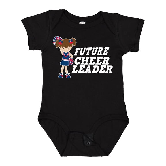 Inktastic Future Cheerleader White Girls Baby Bodysuit