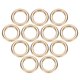 thumbnail image 1 of Uxcell 32 Pcs Anillo O Hebilla 15mm/0.6" ID 3.8mm Grosor para Bolsas, Dorado Claro, 1 of 5