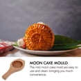 thumbnail image 3 of 1pc Wooden Moon Cake Mould Creative DIY Household Baking Tools for Kitchen Home, 3 of 8
