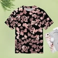 thumbnail image 4 of Leopard Print Pattern Women's T-Shirt Short Sleeve T Shirts Tops Tee Ladies Loose T, 4 of 6