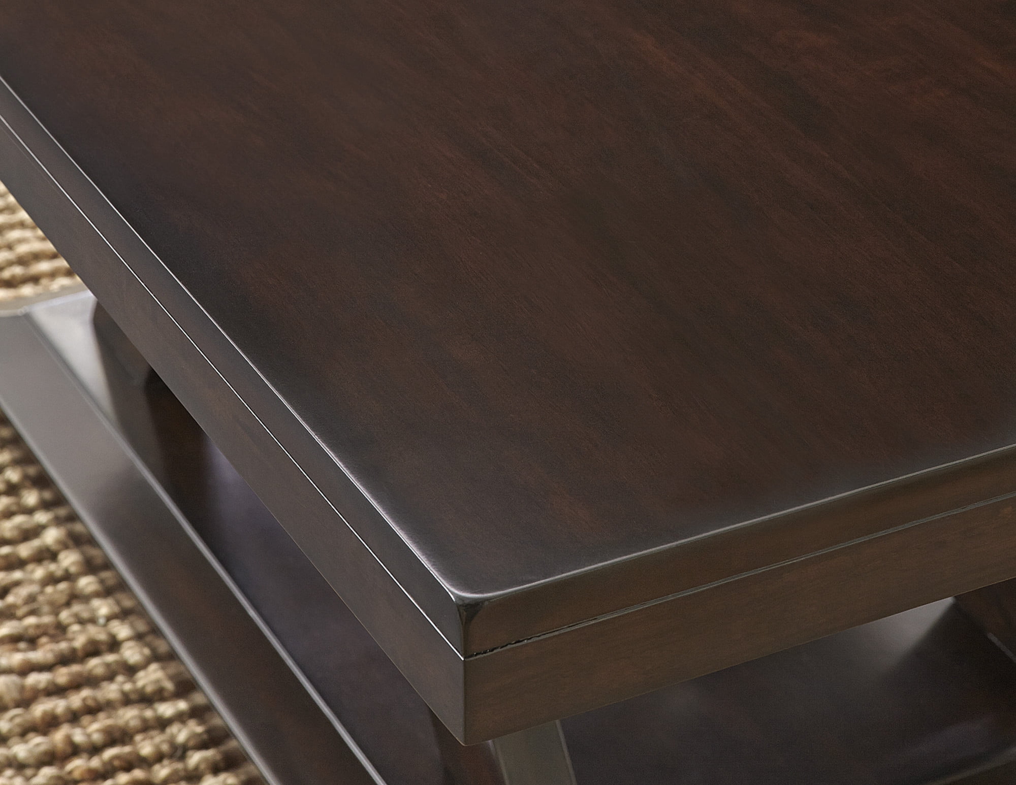 Steve Silver Jocelyn Wood Coffee Table, Espresso Cherry