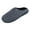 Black, variant on Isotoner  Heathered Knit Hoodback Slipper (Men)