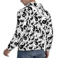 thumbnail image 6 of Honeii Yin And Yang Pattern Mens Hoodies Men's Loose Sleeve Sweatshirt,Pullover Hooded Sweatshirt for Men,Essentials Hoodie-4X-Large, 6 of 7