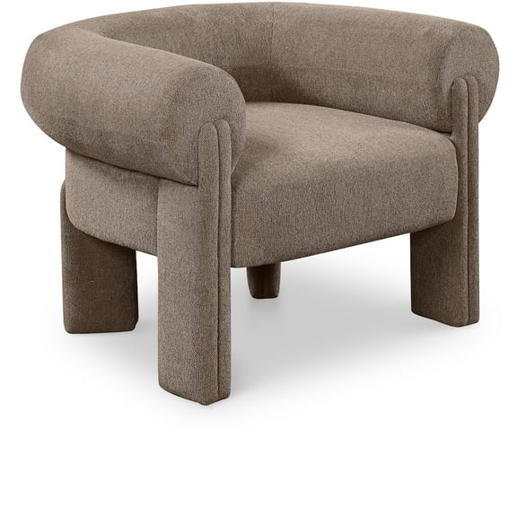 Meridian Furniture Stefano Brown Fabric Accent Chair