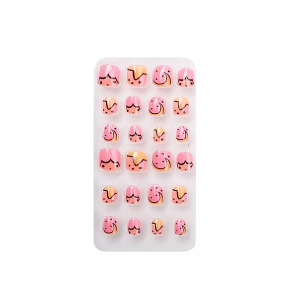 1 Juego de envolturas navideñas para uñas, prensa en las uñas para niños, calcomanías artísticas para los dedos de los pies, herramienta de Pinceles de maquillaje y herramientas PNT-16-19 Qarigey CE011468-19