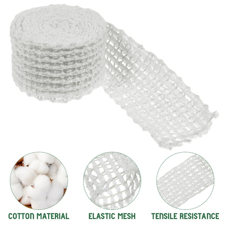 8 Rolls Char Siew Braided Rope White Glives for Meat Fishing Net Beef  Netting Ham Packaging