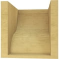 thumbnail image 4 of 8"W x 8"D x 8"H Wide Garner Rough Cedar Woodgrain TimberThane Corbel, Primed Tan, 4 of 6