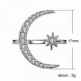 thumbnail image 5 of PERITANG Modern Promise Ring Cocktail For Her For Women Dazzling High Quality AAA Zircon Cubic Zirconia Ring Ideal Jewelry Gift With Gift Packaging, 5 of 8