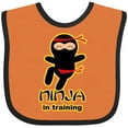 thumbnail image 3 of Inktastic Ninja in Training Boys or Girls Baby Bib, 3 of 4
