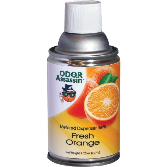 Odor Assassin Metered Refill Fresh Orange Automatic Spray - 7.25 Oz