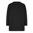 thumbnail image 6 of Round Neck Long Sleeve Dress for Women, Women Casual Fashion Solid Color Loose Pullover Sweater Long Sleeve Round-Neck Dresses Casual Dress, 6 of 7