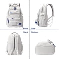 thumbnail image 4 of DAKIMOE Large School Backpack for Girls Boys Lightweight Spacious Kids Bookbag with Multiple Pockets for Middle School College, Gray, 4 of 4