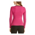 thumbnail image 2 of RACHEL RACHEL ROY Womens Pink Glitter Long Sleeve Crew Neck Sweater M, 2 of 2