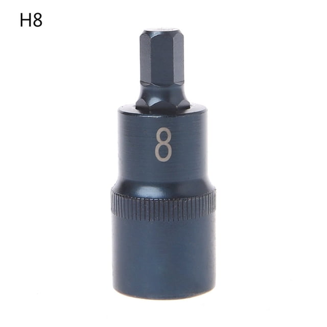 1/2Inch Drive Hexagon Socket Screwdriver Wrench Hex Socket Wrench 55mm H4-H17 H8