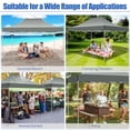 thumbnail image 2 of SANOPY 10' x 15' Heavy Duty Pop up Canopy with 4 Removable Sidewalls, Instant Commercial Tent for Party, Portable Gazebo with Sangbags, Roller Bag, Gray, 2 of 8