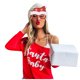 thumbnail image 4 of Fiudx Liquidación de ofertas flash Marco de gafas navideñas, gafas estéreo, decoración para adultos y niños, 4 of 6