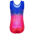 thumbnail image 3 of BAOHULU Girls Sleeveless Gymnastics Leotard Set Sparkle Dance Leotard with Shorts, 3 of 6