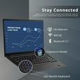 thumbnail image 4 of LENOVO ThinkPad X1 Carbon Gen 10 14 Pouces Écran Tactile FHD Ordinateur Portable Professionnel, 12e Intel Core i7-1280P, 32 Go RAM, 2 To PCIe SSD, Clavier Rétroéclairé, Lecteur d'Empreintes Digitales, Win 11 Pro, Noir, Carte USB 32 Go, 4 of 7