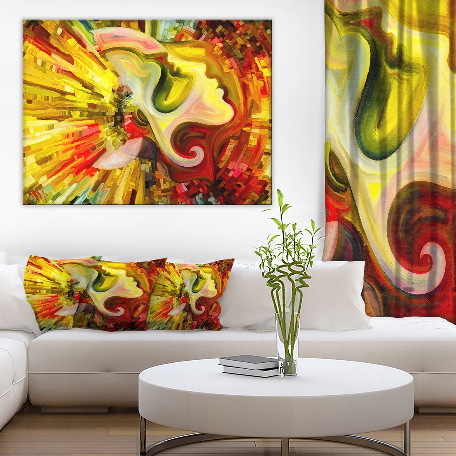 OFFRAY Design Art beyond Inner Paint Canvas Print