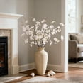 thumbnail image 5 of 6 Pack Artificial Cherry Blossom Flowers TGY 29in Faux Cherry Blossom Branches Silk Flowers Spring Decor Wedding Party Home Table Vase Decor,White, 5 of 7