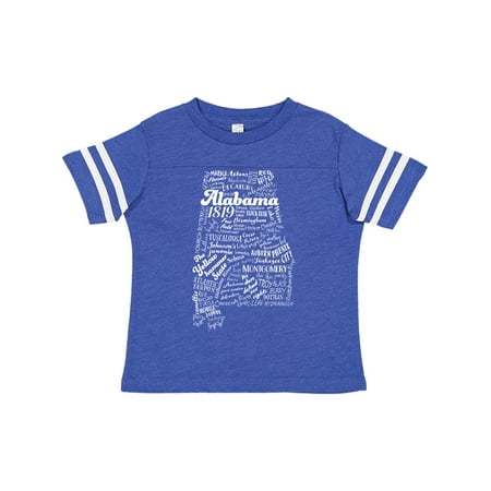 

Inktastic Alabama State word salad Gift Toddler Boy or Toddler Girl T-Shirt