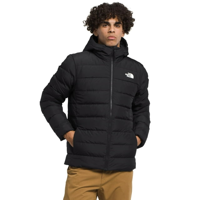 Chaqueta con capucha aislante Aconcagua de THE NORTH FACE para hombre (talla estándar y grande), sin PFAS, negro TNF, NPF, talla pequeña