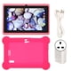 thumbnail image 1 of Tableta para niños Pantalla de protección ocular IPS HD de 7 pulgadas Tableta para niños con cámara dual con funda protectora 100‑240V Enchufe europeo rosa, 1 of 5