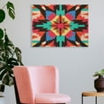 thumbnail image 3 of Fenyluxe Colorful Geometric Shapes Canvas Print Wall Decor Ready To Hang - Ideal for Home, Living Room, Office, and More 16x12in, 3 of 6