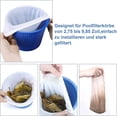 thumbnail image 3 of Calcetines protectores de filtro eficaces para mantenimiento de piscinas, calcetines de malla de nailon ultrafino para piscinas para atrapar pequeños residuos, gama de uso universal para piscinas, 3 of 5