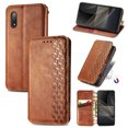 thumbnail image 1 of Case for Sony Xperia Ace II Flip Cover Wallet Flip Cover Magnetic Protective - Marron, 1 of 5