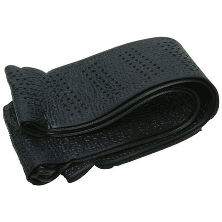 RoadPro 20-22.in Black Padded Steering Wheel Cover Lace Large Cushioned Grip