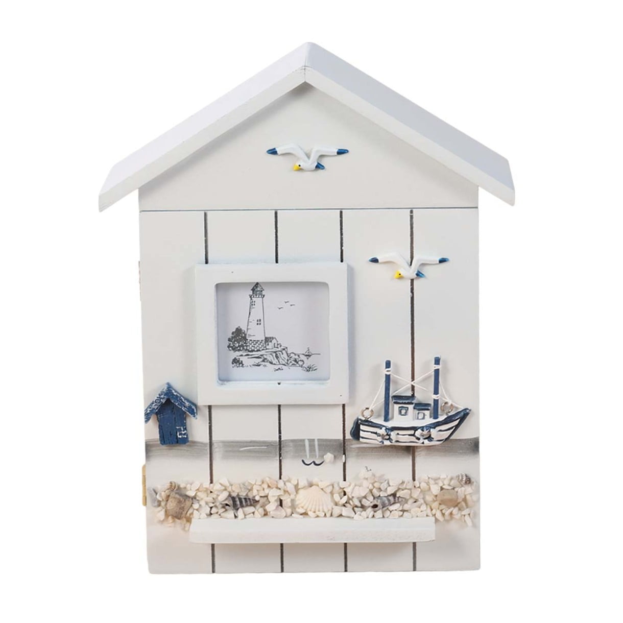Raindrops Decorative Wall-Mounted Key Cabinet Box Organizer for Home Entryway Storage and Room Decoration