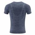 thumbnail image 4 of M-4X Plus Size T Shirts for Men Short Sleeve Crewneck Big & Tall Tees Tops Mens Casual Solid Color Stretchy Slim Pullover Gym Running Tshirts Shirt, 4 of 4