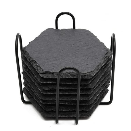 

Premium Table Coasters Stone Coaster Set Coaster Holder for Drinks Cups Bar Mugs