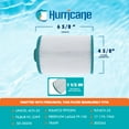 thumbnail image 3 of Hurricane 3 Pack HF4H22-01 Advanced Pool and Spa Filter Cartridge Replacement, 3 of 9