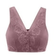 thumbnail image 1 of asdoklhq Womens Plus T-Shirt Bras,Women's Bra Wire Free Underwear OnePiece Bra Everyday Underwear Bras, 1 of 6