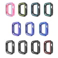 thumbnail image 4 of Housse de Protection en Silicone pour Montre Intelligente Compatible avec Apple Watch 40mm (Noir et Rouge), 4 of 8