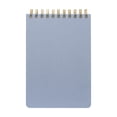thumbnail image 2 of libreta Latka cubierta de tela/Formato vertical azul 14.8 x 21.5, 2 of 3