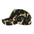 thumbnail image 5 of Daiia Christmas Gold Deers Baseball Cap Men Women Classic Adjustable For Running Workout And Outdoor Activitie All Season Dad Hat Gift, 5 of 9