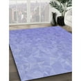 thumbnail image 3 of Ahgly Company Machine Washable Indoor Rectangle Transitional Light Slate Blue Area Rugs, 5' x 8', 3 of 7