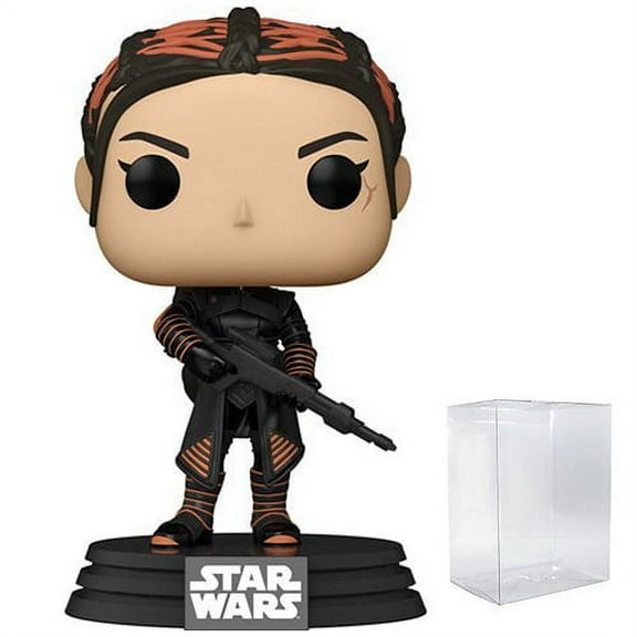 Funko Pop! Star Wars The Mandalorian: Fennec Shand #483 (Bundled with Pop Protector to Protect Display Box)