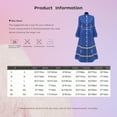 thumbnail image 7 of Sxiwei Women's Clergy Robe Church Cassock Cosplay Costume Choir Maxi Dress Liturgical Pastor Black 3XL, 7 of 7