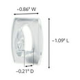 thumbnail image 3 of Command Mini Wall Hooks Clear (48 Hooks + 48 Command Strips), 3 of 3
