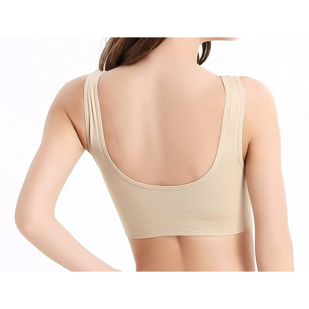 Sports Bras for Women,Seamless Sleep Bra with Removable Pads Yoga Gym  Activity Everyday Wear