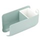 thumbnail image 3 of Soporte para secador de pelo montado en la pared, estante de almacenamiento, organizador, estante de baño, verde + blanco, 3 of 8