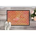 thumbnail image 2 of Orange Fish Watercolor Door Mat, 2 of 4